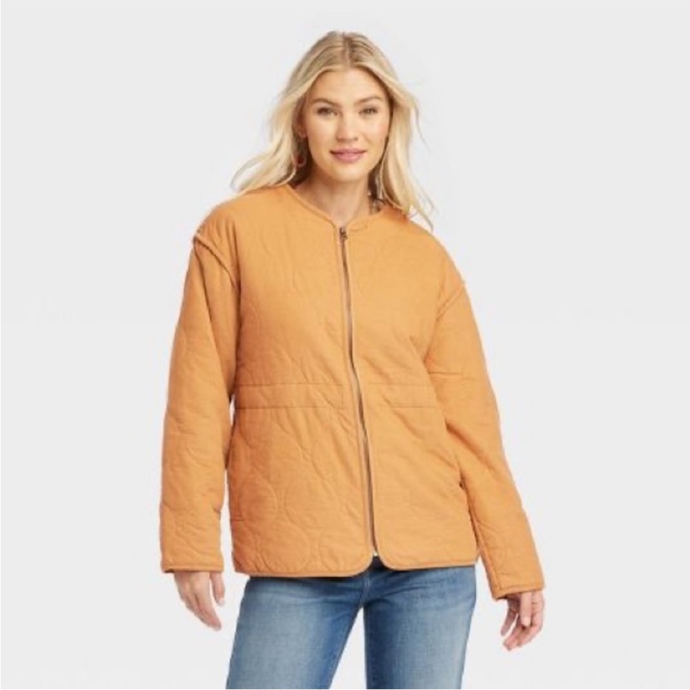 NWT Universal Thread Women's Corduroy Jacket - Gold